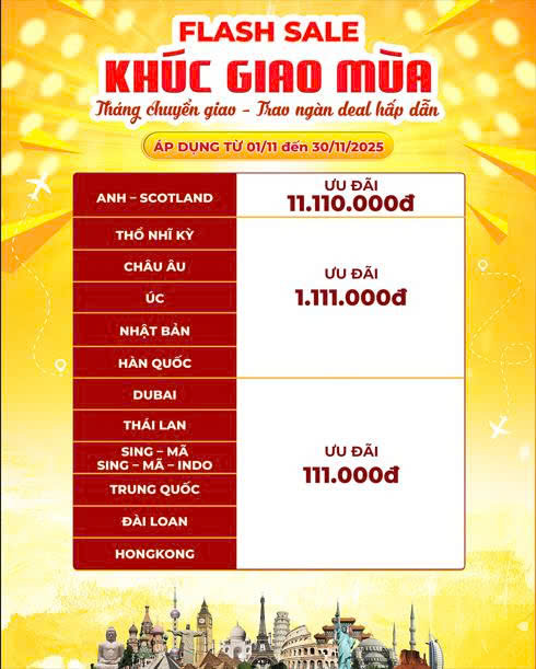 Flash Sale Khúc Giao Mùa