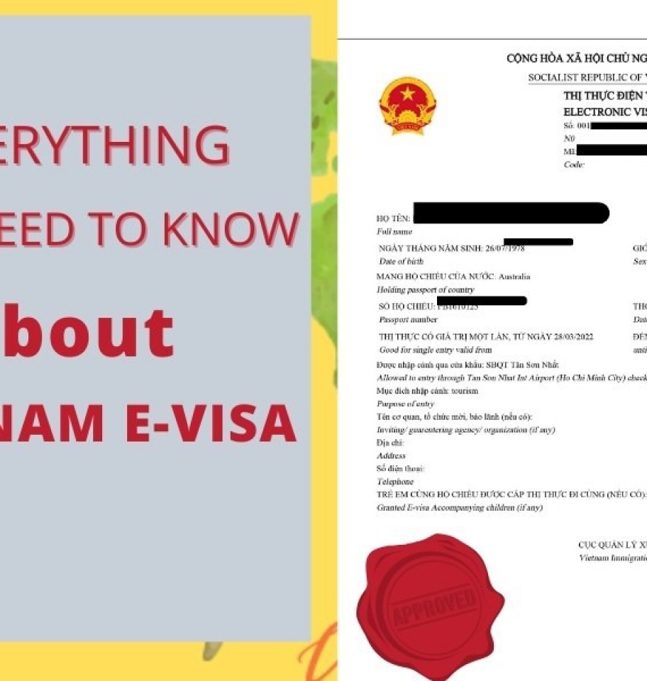 Hướng dẫn xin thị thực điện tử Việt Nam - Hướng dẫn chính thức về thị thực điện tử cho Việt nam
